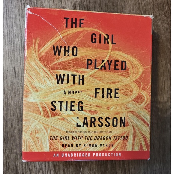 Stieg‎ Larsson Millennium Trilogy 3 Audiobook CD Set Simon Vance Unabridged Lot - Picture 4 of 8